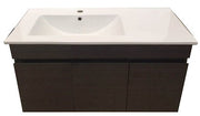 Triple Door Silver Grey S/Steel Basin Cabinet