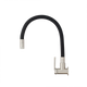 SUS304 Wall Sink Tap c/w Flexible Black Silicone Hose