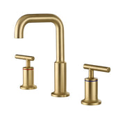 3 Holes Wash Basin Mixer - Matt Gold