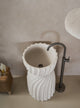 Polystone Free Standing Wash Basin - Cream White