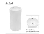 Free Standing Wash Basin - White