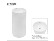 Free Standing Wash Basin - White