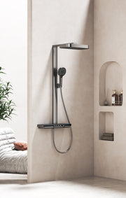 Exposed Shower Bar Set - Grey