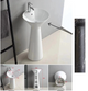 Free Standing Wash Basin - Marble Black