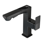 Intelligent Digital Pull-Out Wash Basin Mixer - Matt Black