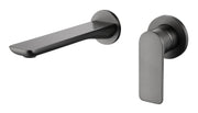 Wall Mixer With Spout - Grey