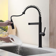 Pillar Sink Mixer - Black