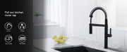 Pillar Sink Mixer - Black