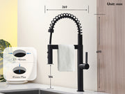 Pillar Sink Mixer - Black