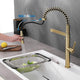 Pillar Sink Mixer - Matte Gold