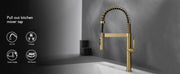 Pillar Sink Mixer - Matte Gold