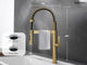 Pillar Sink Mixer - Matte Gold