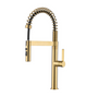 Pillar Sink Mixer - Matte Gold