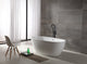 Free Standing Bathtub c/w Waste - White