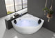 Corner Massage Bath Tub - White