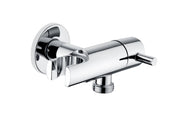 Angle Valve with Holder - Chrome