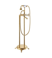 Standalone Bath Mixer - Gold