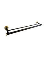 SUS304 Double Towel Bar - Matt Black